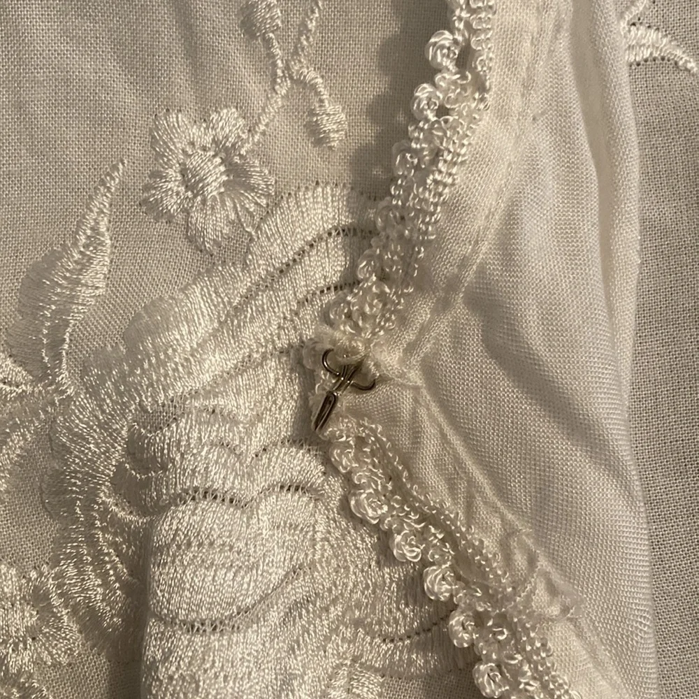 Embroidered Fringe Top - Picture 5 of 6